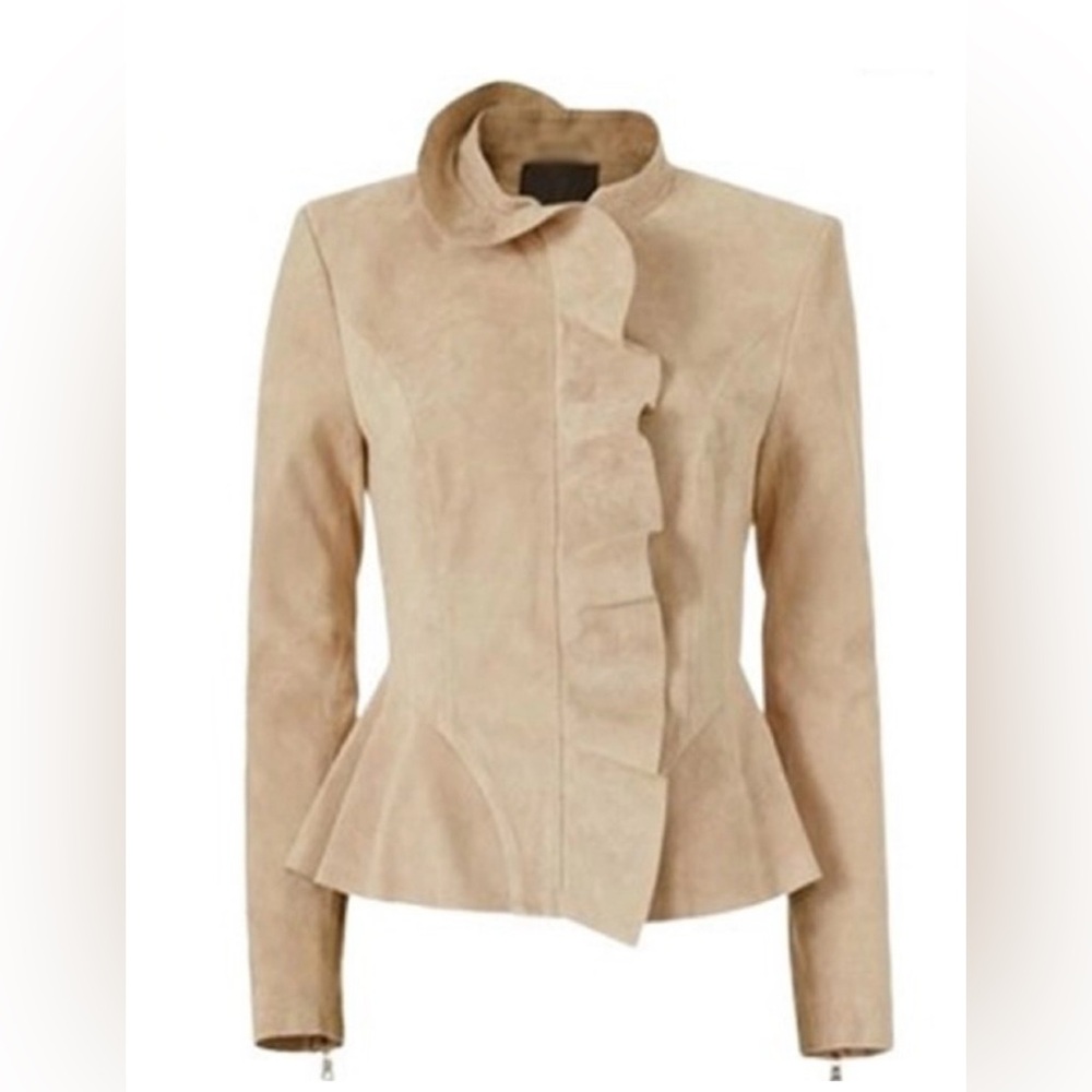 Intermix Genuine Suede Tan Dixon Jacket